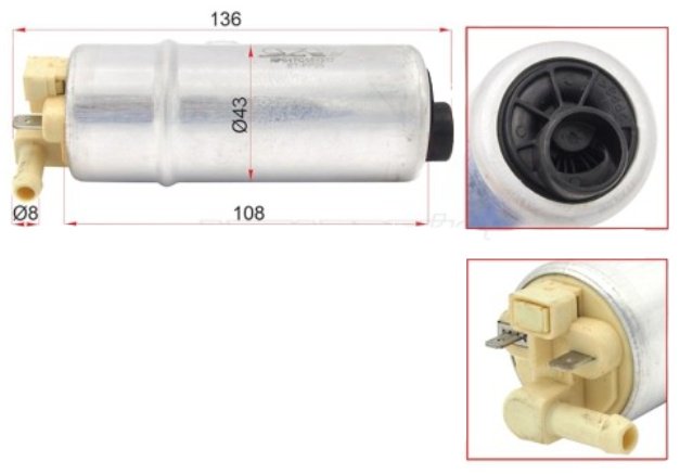 Топливный насос SAT ST-FP25 - ForteMarket Топливный насос SAT ST-FP25 купить,11360