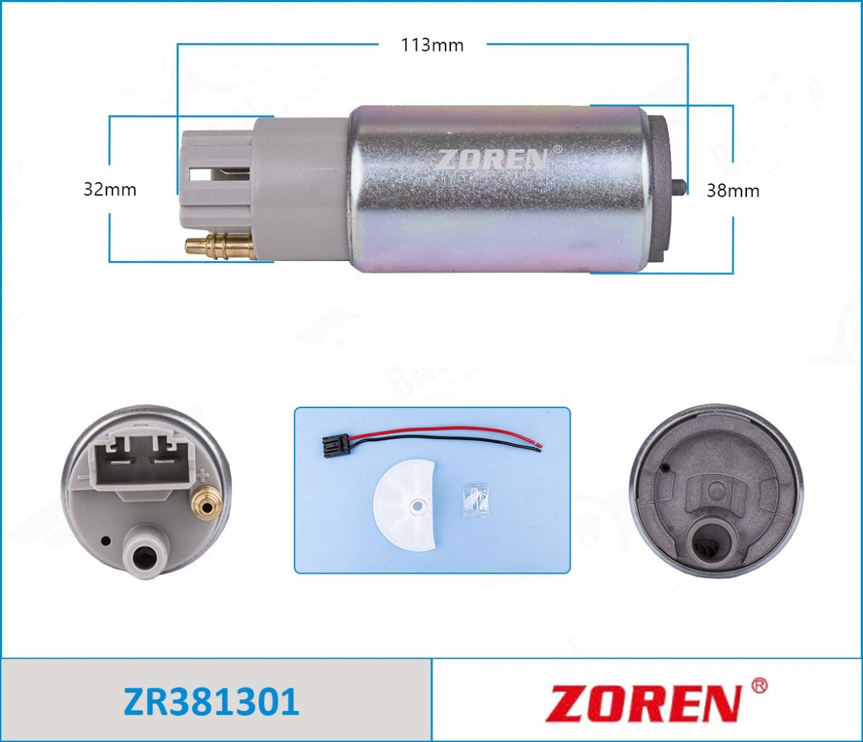 Топливный насос ZOREN ZR381301 купить,NaN