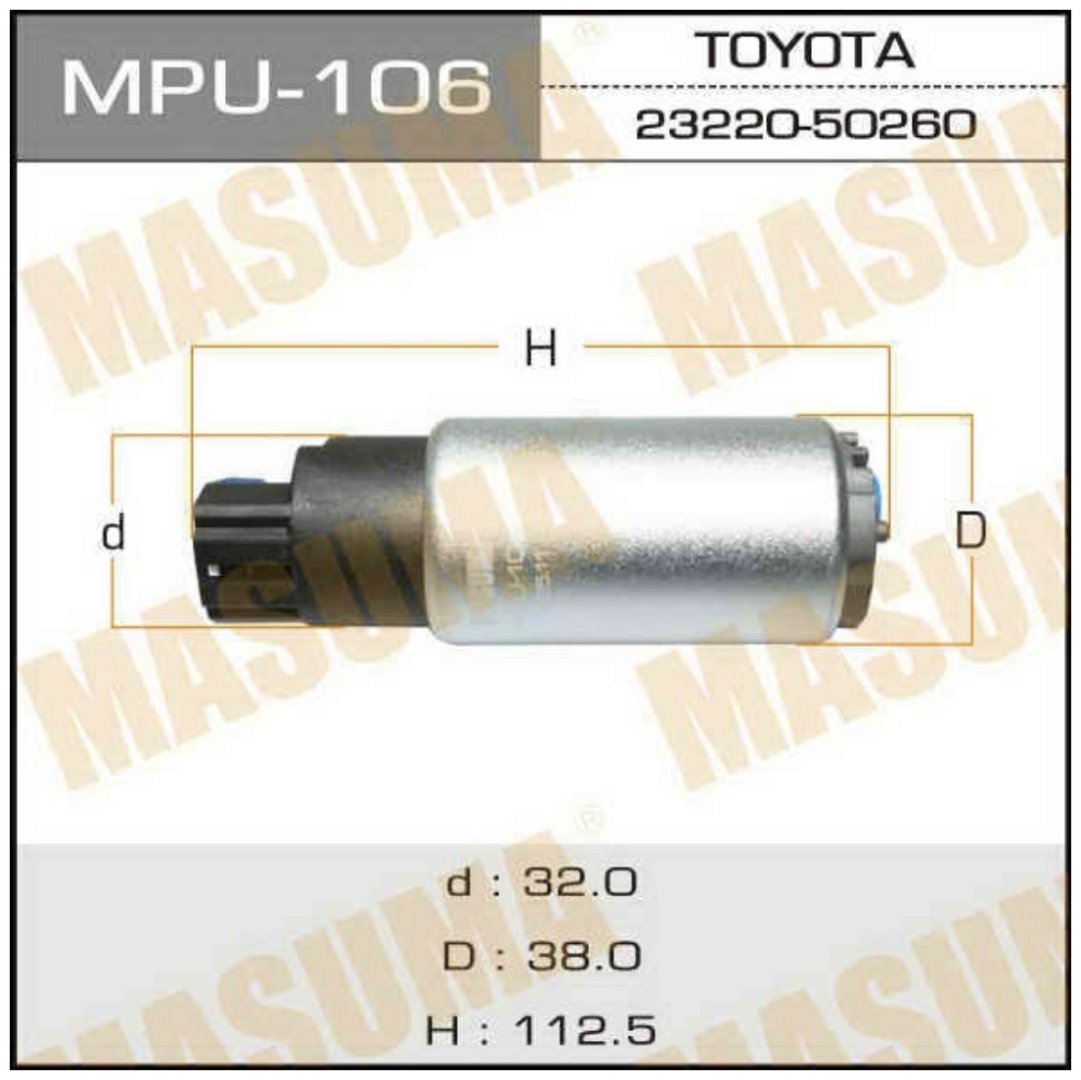 Топливный насос MASUMA 23220-50260 купить,NaN
