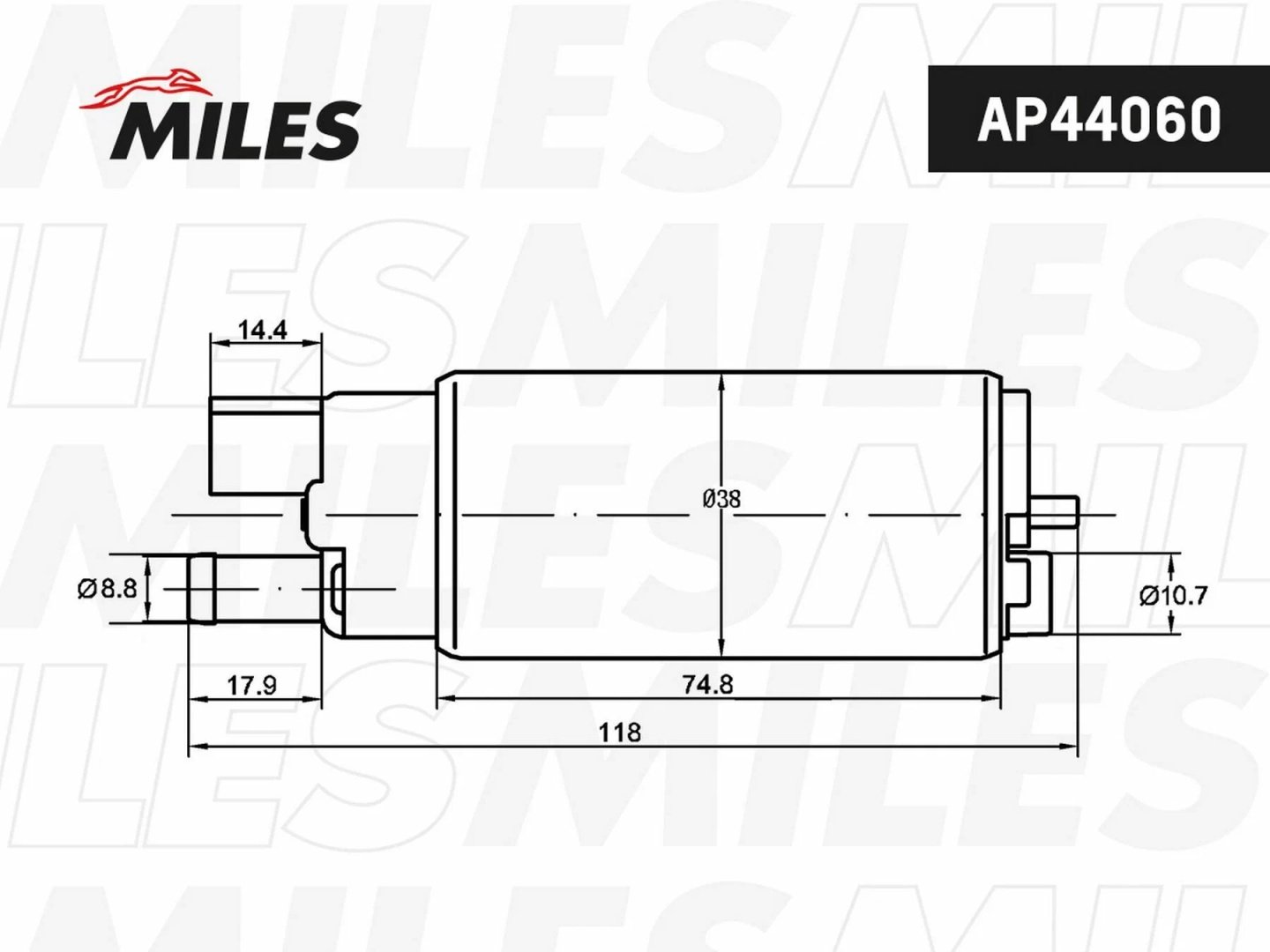 Топливный насос MILES AP44060 купить,NaN
