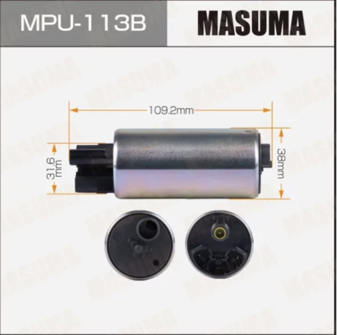 Топливный насос MASUMA Mpu-113B - ForteMarket Топливный насос MASUMA Mpu-113B купить,NaN