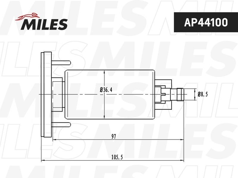 Топливный насос MILES AP44100