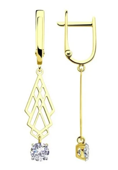 Серьги Diamant 53-121-01558-1-2 2.46гр купить,NaN