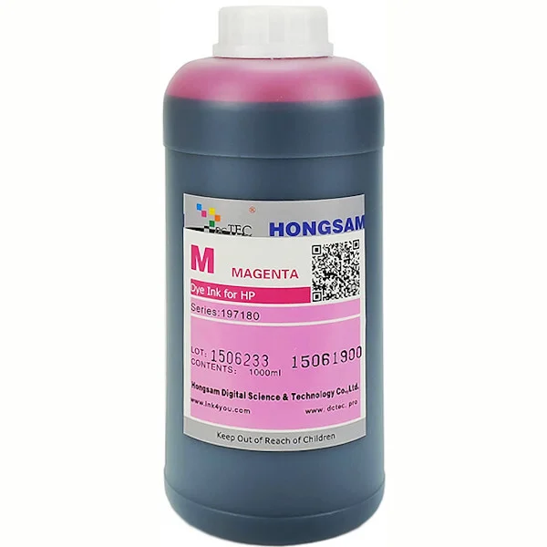 Чернила DCTec Hongsam Magenta для HP DesignJet T610/T790/T1100 1000мл пурпурные