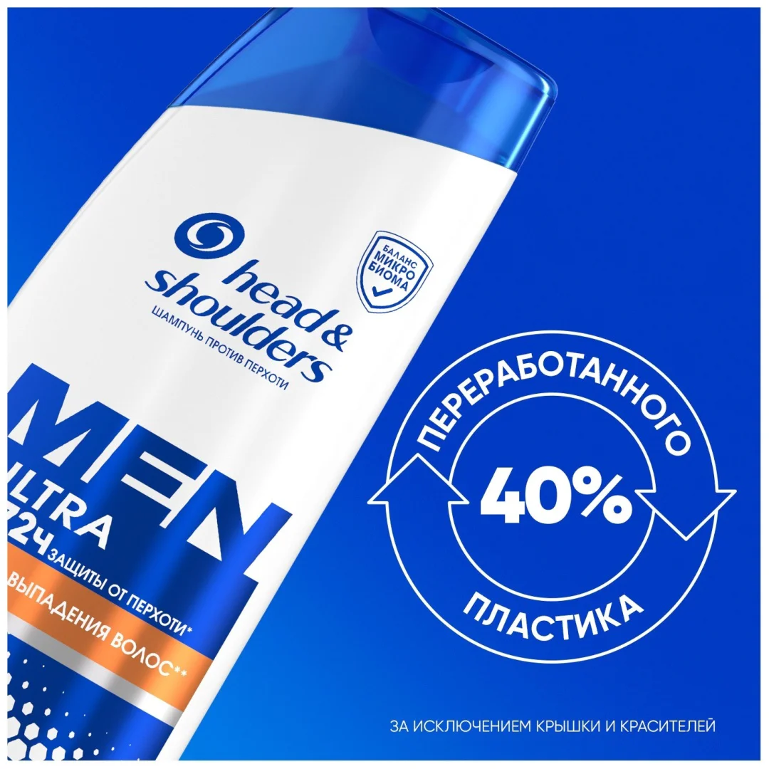Шампунь Head&Shoulders Men Ultra против перхоти и выпадения волос c кофеином 360 мл купить,NaN