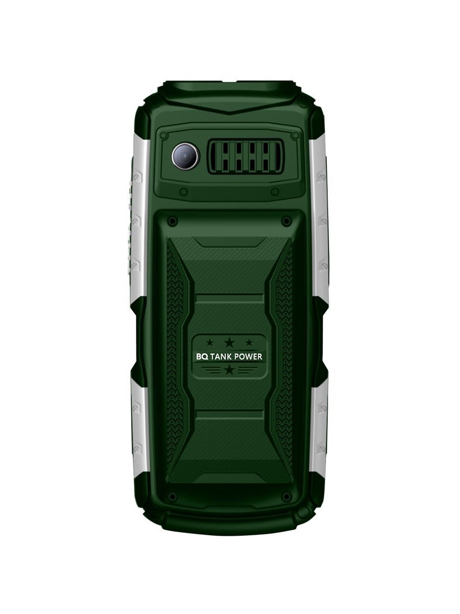 Мобильный телефон BQ 2430 Tank Power Green-Silver