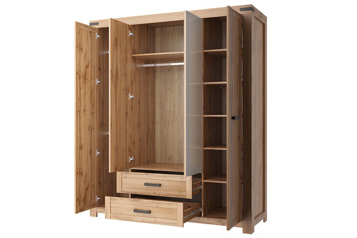 Шкаф Анрэкс Мортиз 4DG2S Z дуб вотан - ForteMarket Шкаф Анрэкс Мортиз 4DG2S Z дуб вотан купить,469900