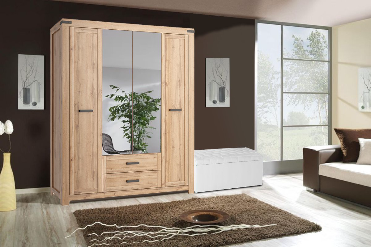 Шкаф Анрэкс Мортиз 4DG2S Z дуб вотан - ForteMarket Шкаф Анрэкс Мортиз 4DG2S Z дуб вотан купить,469900