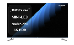 Телевизор Konka 75" KT75-Q809GB Mini-LED 4K Ultra HD Black - ForteMarket