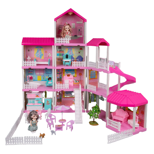 Игровой набор DIY Вилла с куклами 668-51A купить,NaN