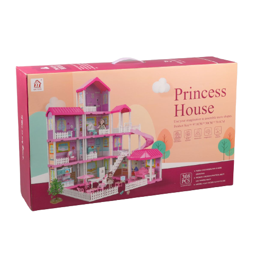 Игровой набор DIY Вилла с куклами 668-51A купить,NaN