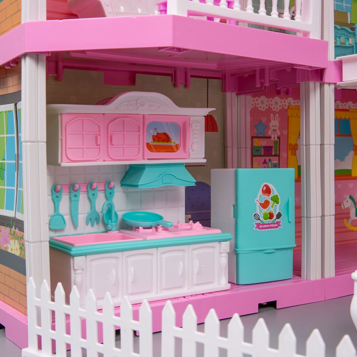 Игровой набор DIY Вилла с куклами 668-51A купить,NaN