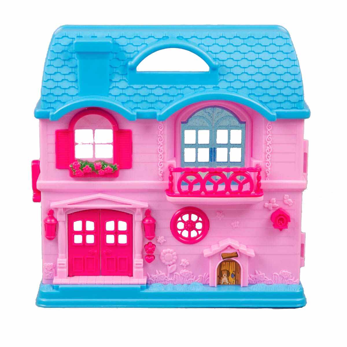 Игровой набор Barmila Домик для мини-куклы с 3 куклами 60221C купить,NaN