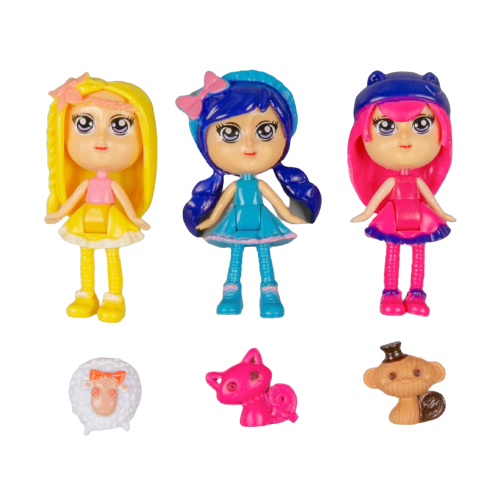 Игровой набор Barmila Домик для мини-куклы с 3 куклами 60221D купить,NaN