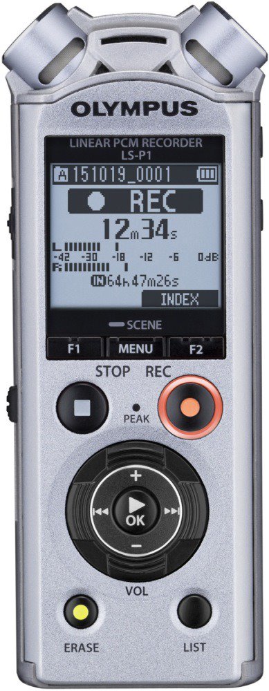 Диктофон Olympus LS-P1 с микрофоном Lavalier серебристый купить,NaN
