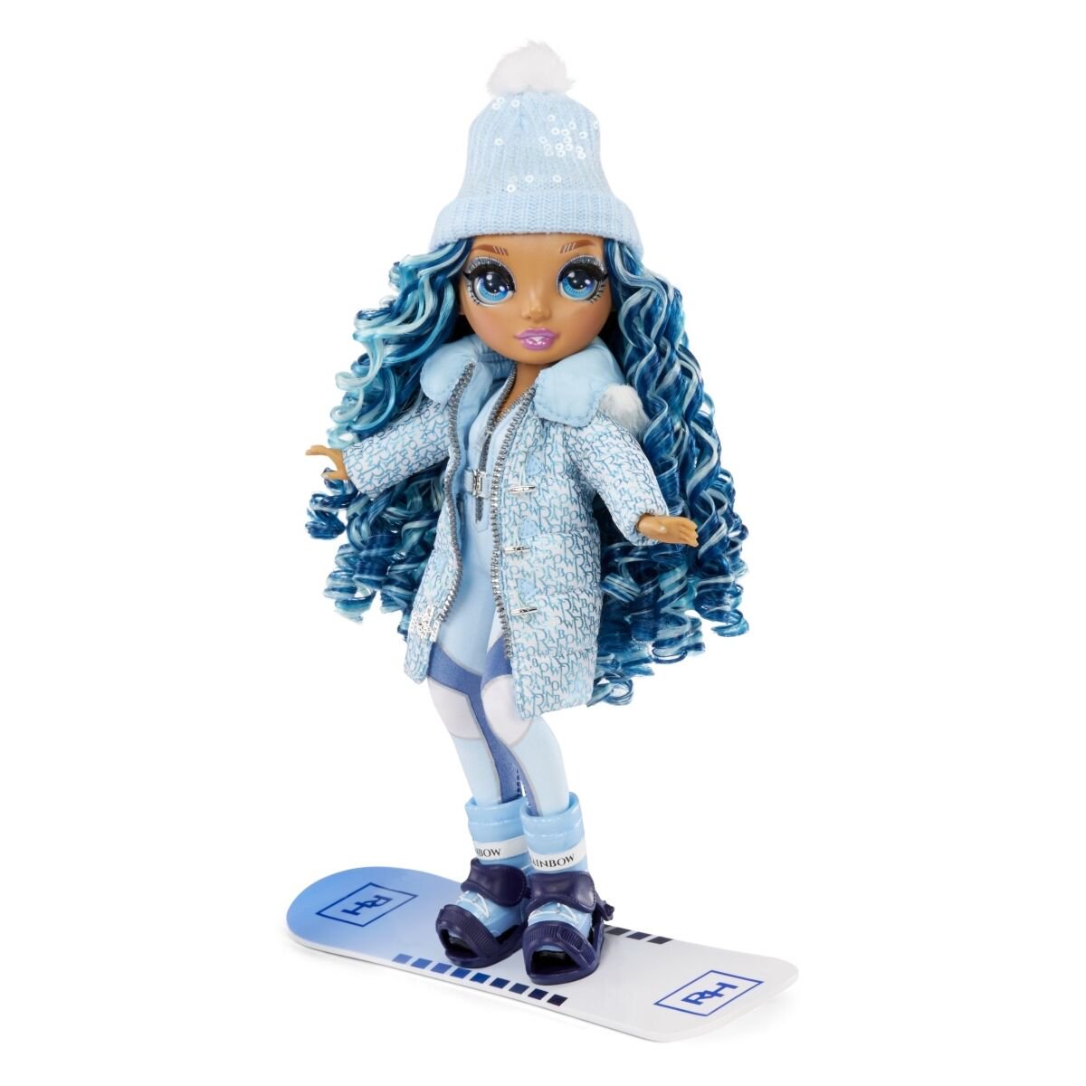 Кукла Rainbow High Winter Break Fashion Doll Skyler Bradshaw Blue 28см  купить,NaN