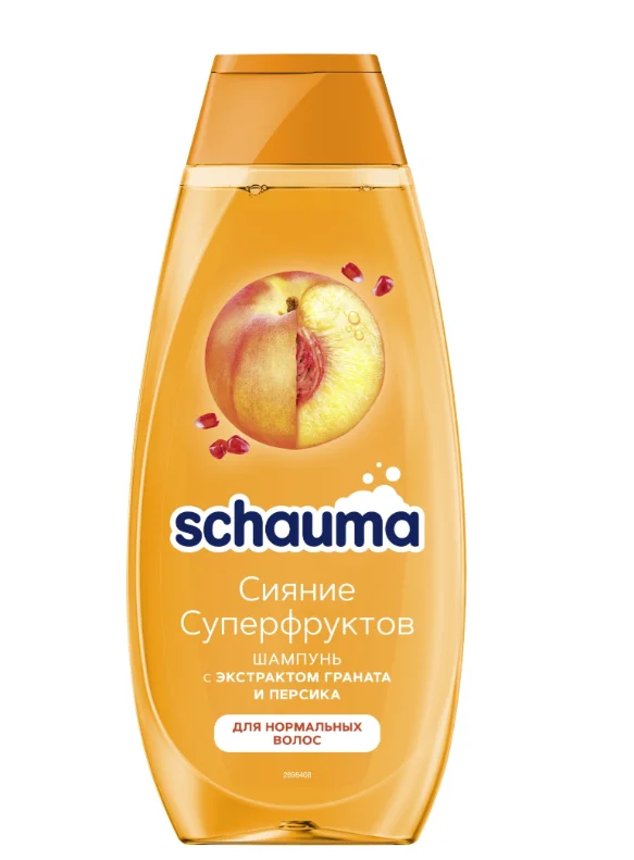 Шампунь Schauma сияние суперфруктов гранат и персик 400 мл купить,NaN
