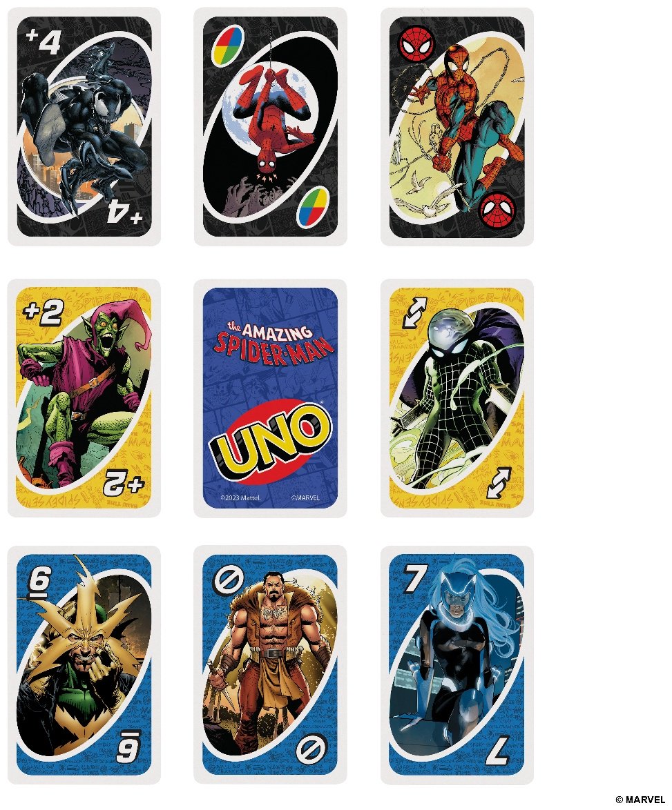 Настольная игра UNO Spider-Man - ForteMarket Настольная игра UNO Spider-Man купить,0
