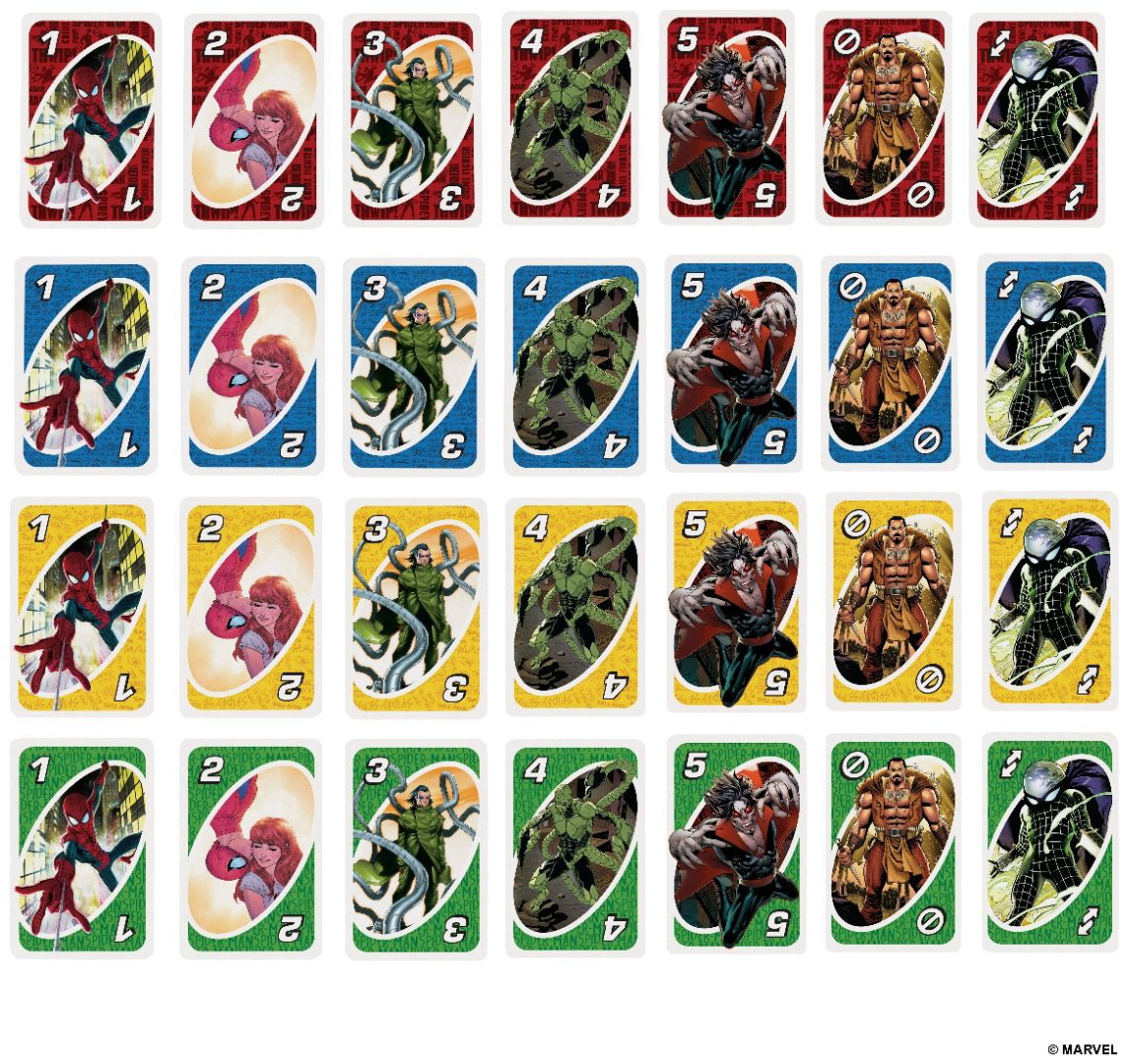 Настольная игра UNO Spider-Man купить,NaN
