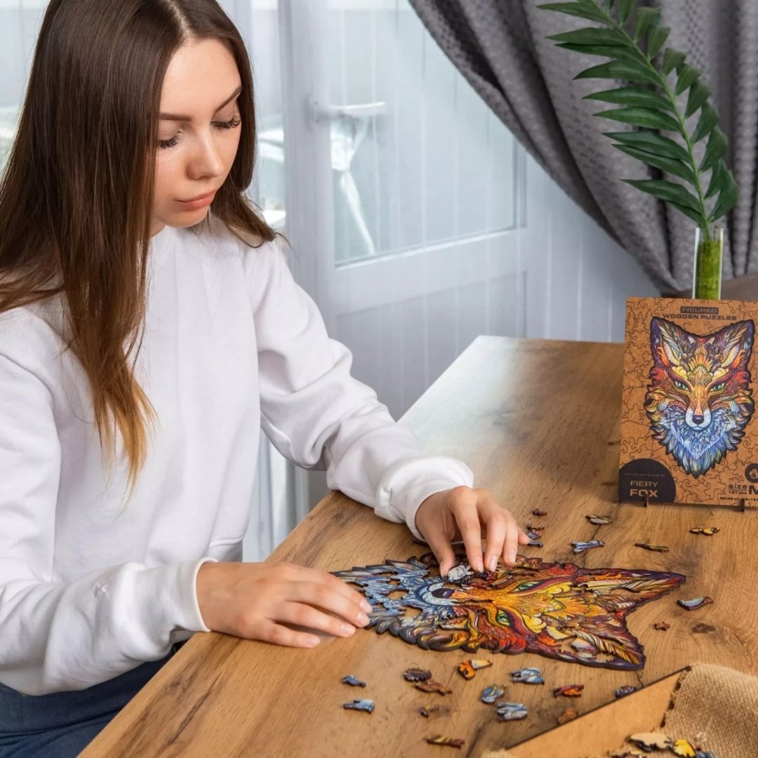 Пазл Unidragon Огненная лиса классический 197 деталей купить,0