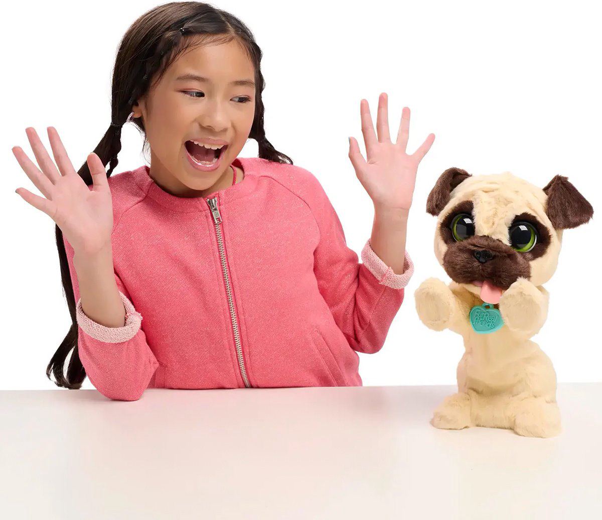 Интерактивная игрушка FurReal Friends Мой неугомонный мопс купить,NaN