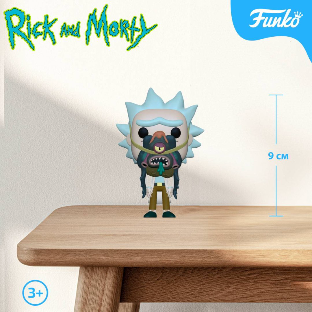 Funko Rick w/ Glorzo 9 см 1 шт купить,NaN