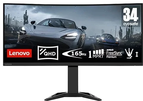 Монитор Lenovo G34w-30 66F1GAC1EU 34" Black