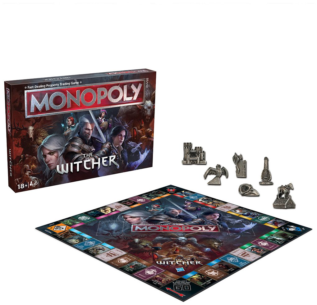 Настольная игра Hasbro: Монополия The Witcher, англ. купить,NaN