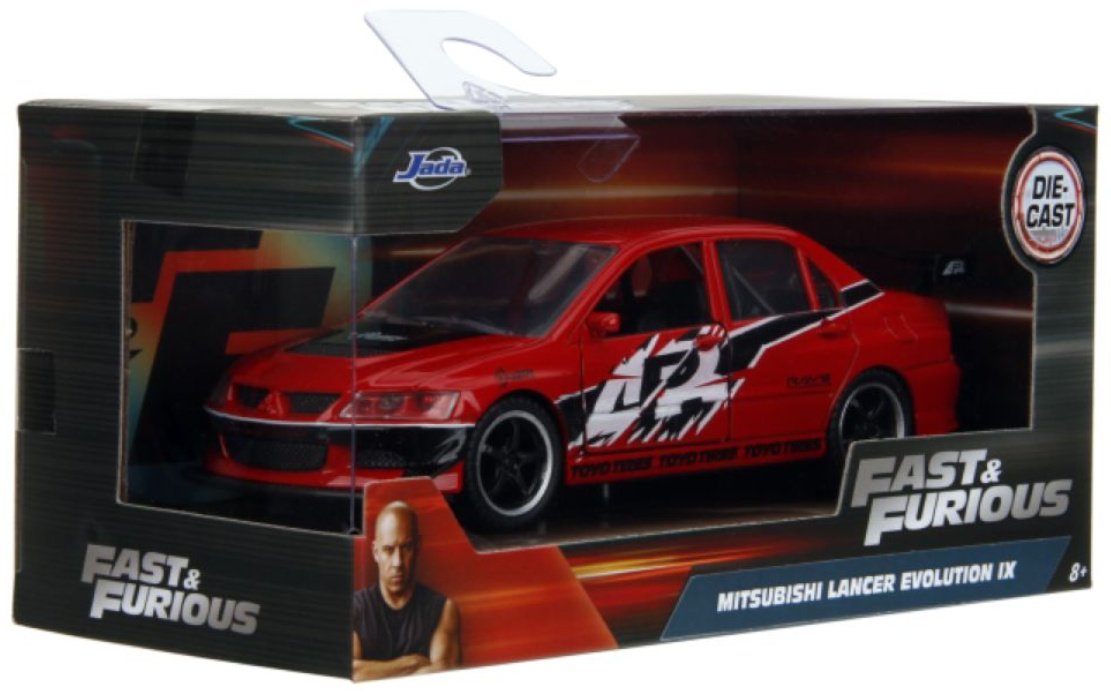 Легковая Jada Toys MITSUBISHI LANCER EVOLUTION IX красный купить,0