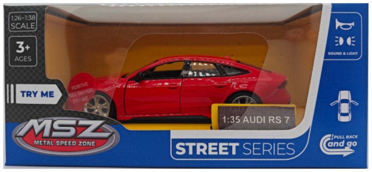 Легковая MSZ Audi RS 7 Sportback красный купить,0