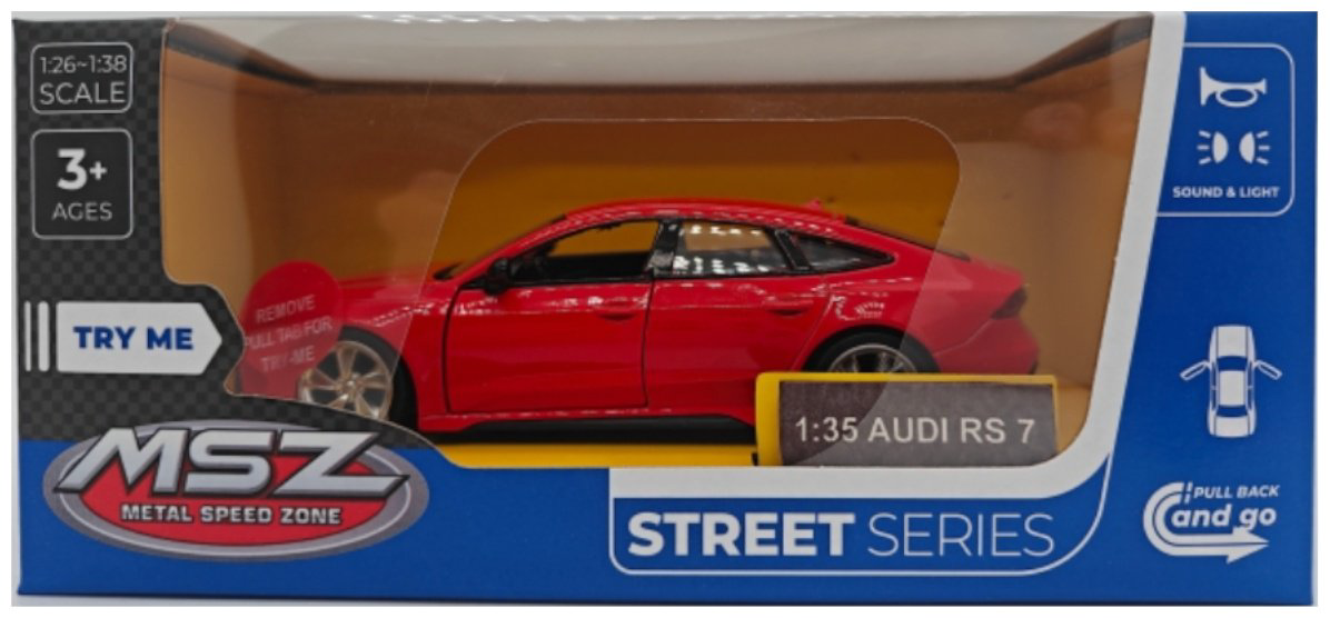 Легковая MSZ Audi RS 7 Sportback красный купить,NaN