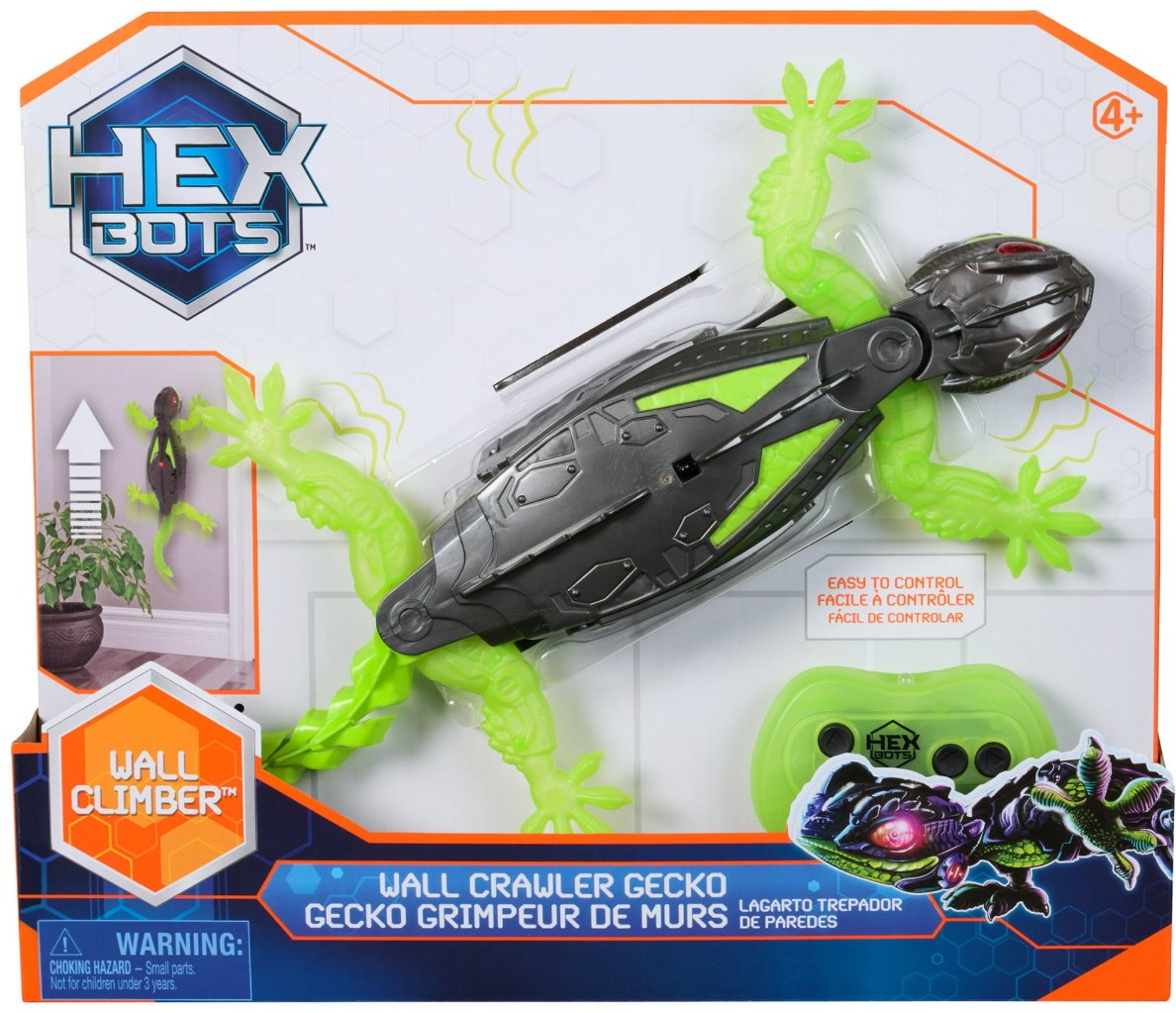Робот HEX Bots Wall Crawler Gecko, высота 30 см - ForteMarket Робот HEX Bots Wall Crawler Gecko, высота 30 см купить,0