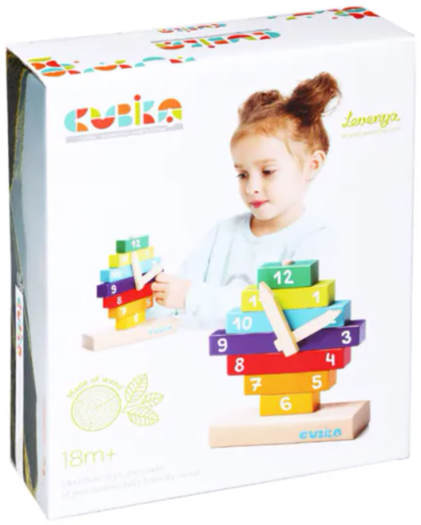 Пирамидка Cubika Конструктор "Часы" - ForteMarket Пирамидка Cubika Конструктор "Часы" купить,0