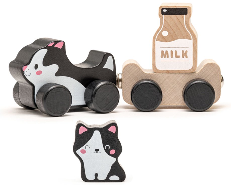 Пирамидка Cubika Умные кошечки - ForteMarket Пирамидка Cubika Умные кошечки купить,0
