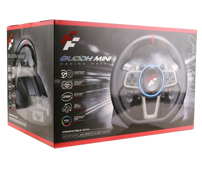 Руль игровой Flashfire Buddh Mini F119 чёрный