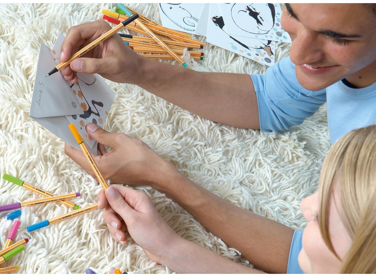Ручка капиллярная STABILO Creative Tips ARTY 68868/08-1 8 шт, 1 мм, цвет чернил мультиколор купить,0
