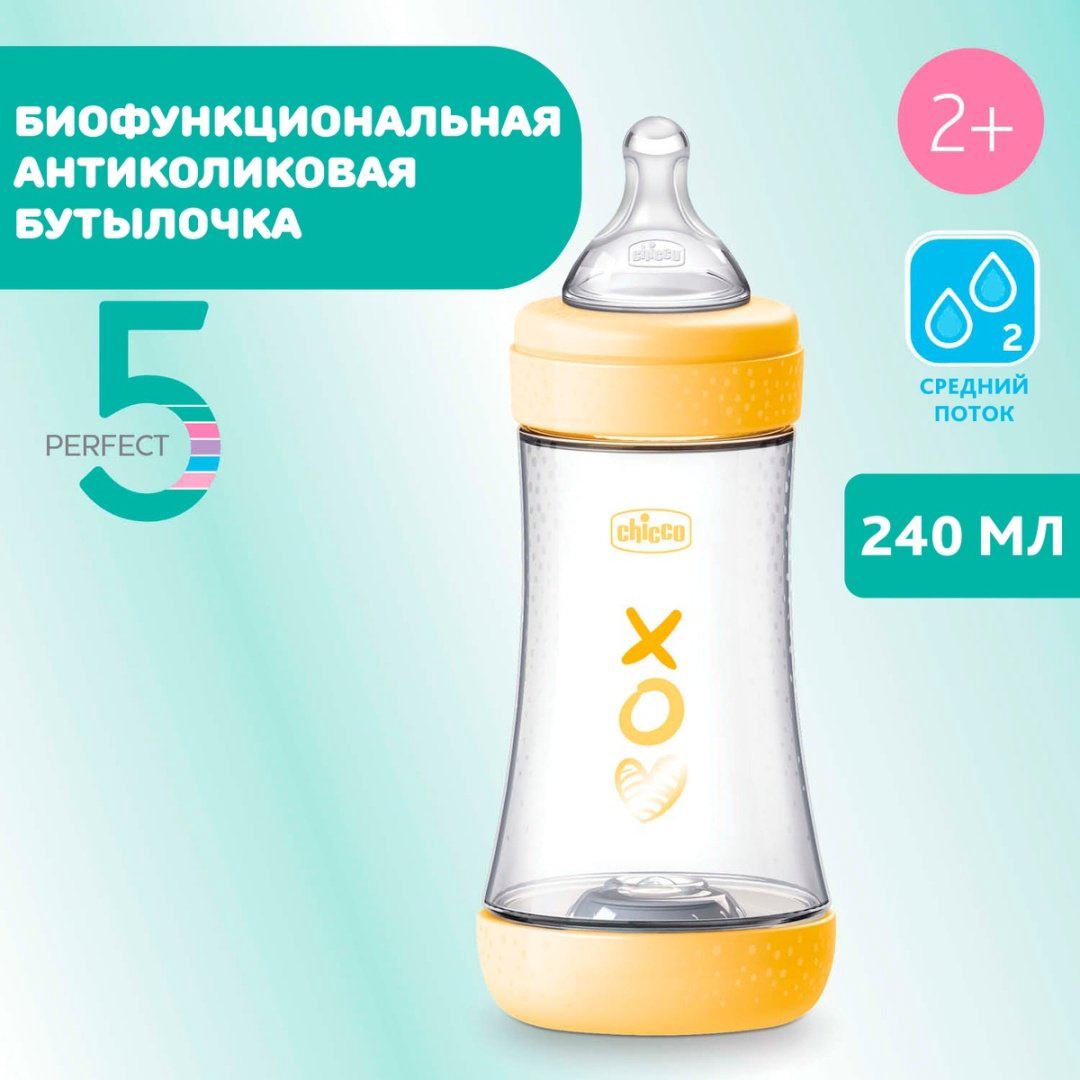 Бутылочка Chicco 00020223310040 240 мл прозрачный купить,NaN