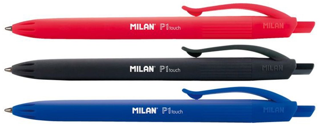 Ручка шариковая Milan BWM10254 4 шт, 1 мм, цвет чернил мультиколор