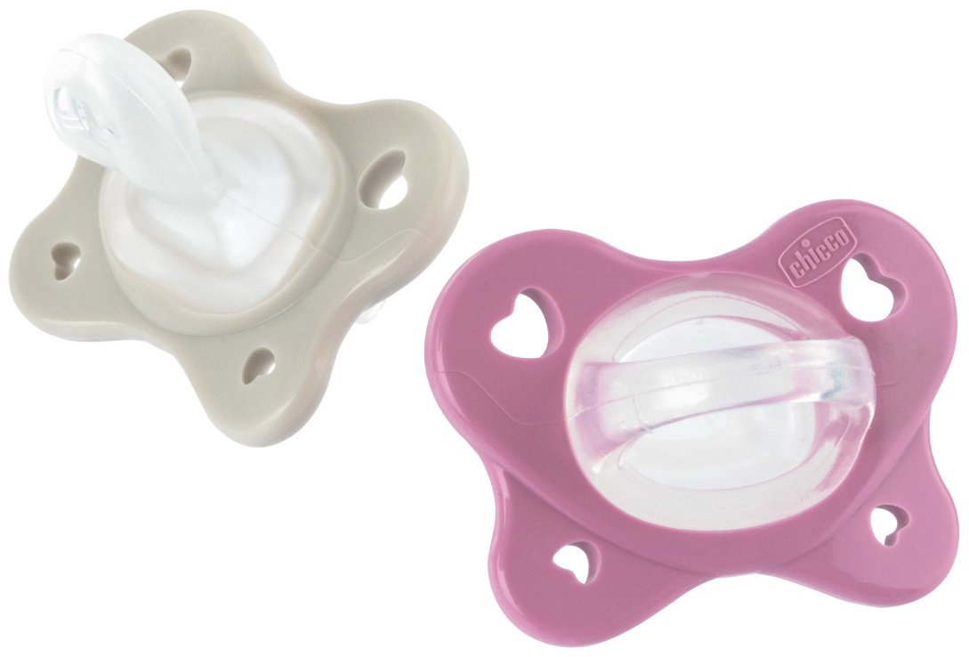 Пустышка Chicco PhysioForma Dual Soft 6-16 м 00073087510000, 2 шт, мультиколор купить,NaN