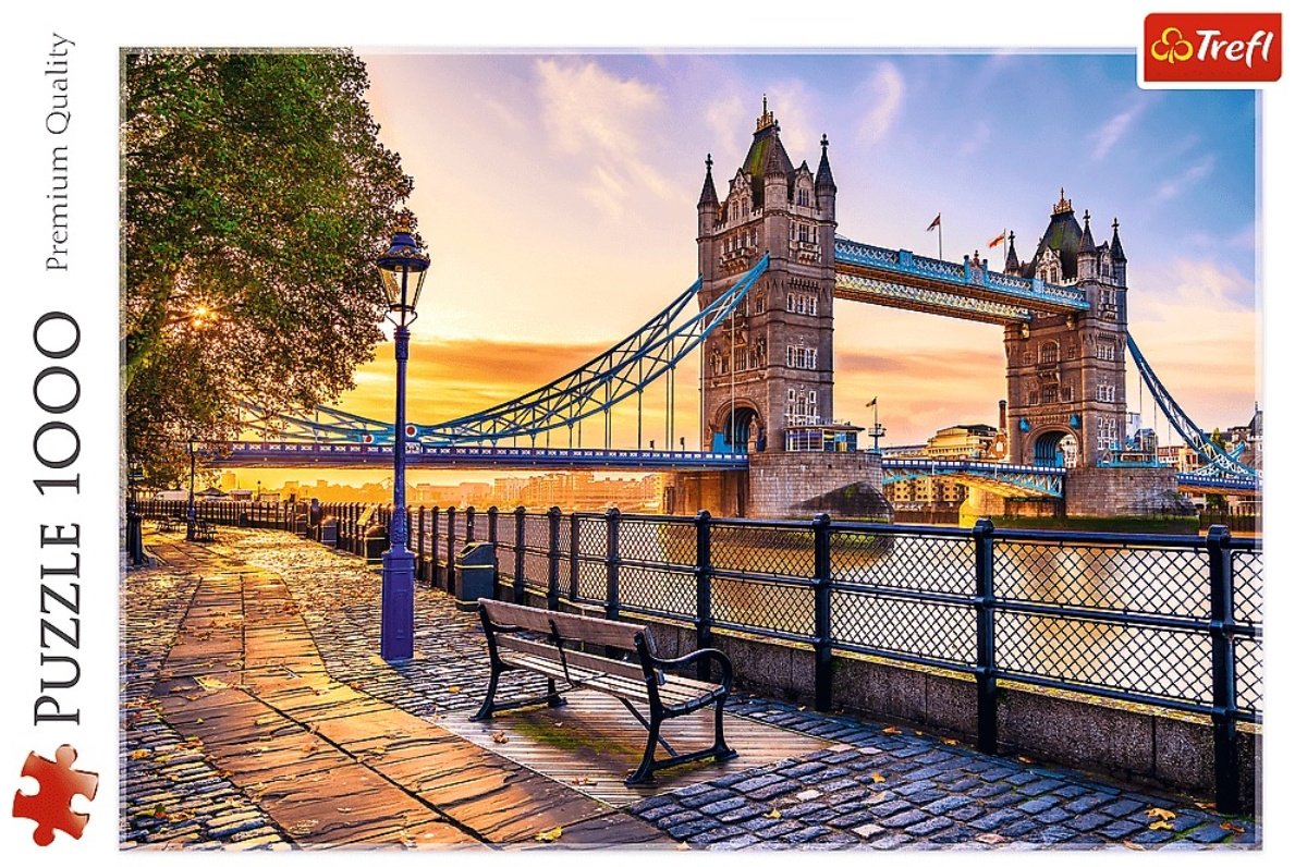 Пазл Trefl Тауэрский мост, London классический 1000 деталей - ForteMarket Пазл Trefl Тауэрский мост, London классический 1000 деталей купить,0