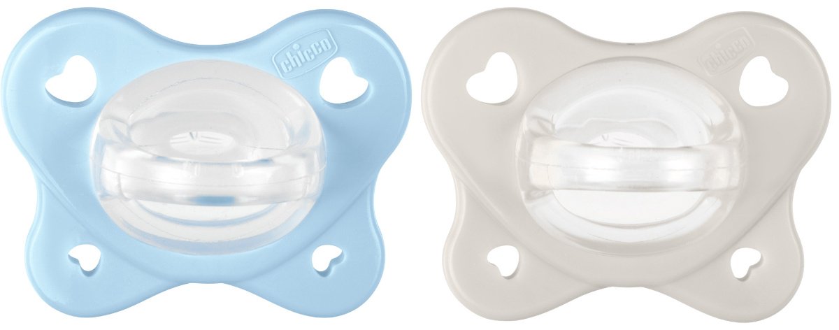 Пустышка Chicco PhysioForma Dual Soft 2-6 м 00073088610000, 2 шт, мультиколор