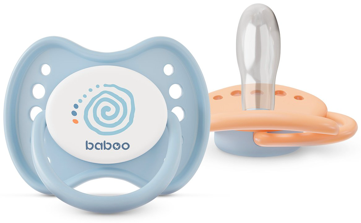 Пустышка Baboo Blue Haze 5-052, 2 шт, мультиколор купить,NaN