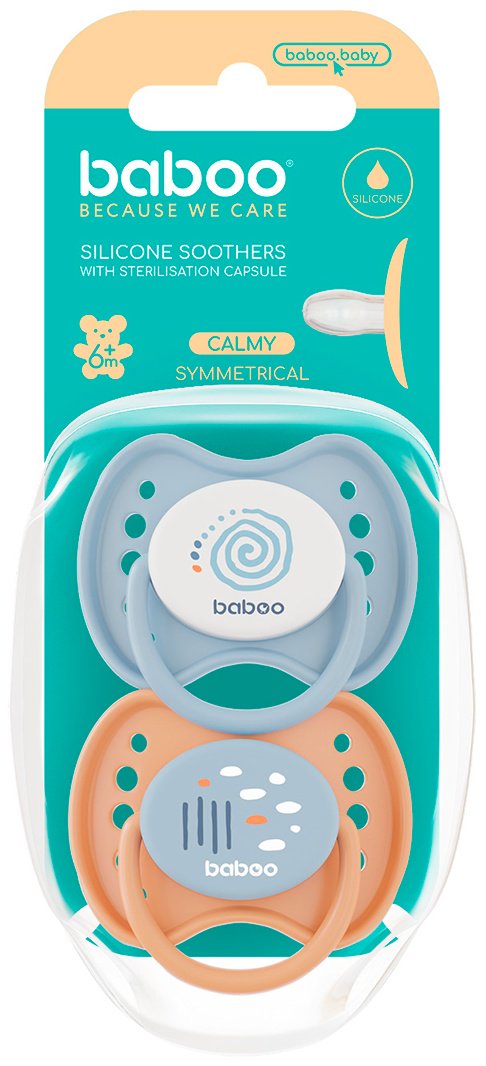 Пустышка Baboo Blue Haze 5-052, 2 шт, мультиколор купить,0