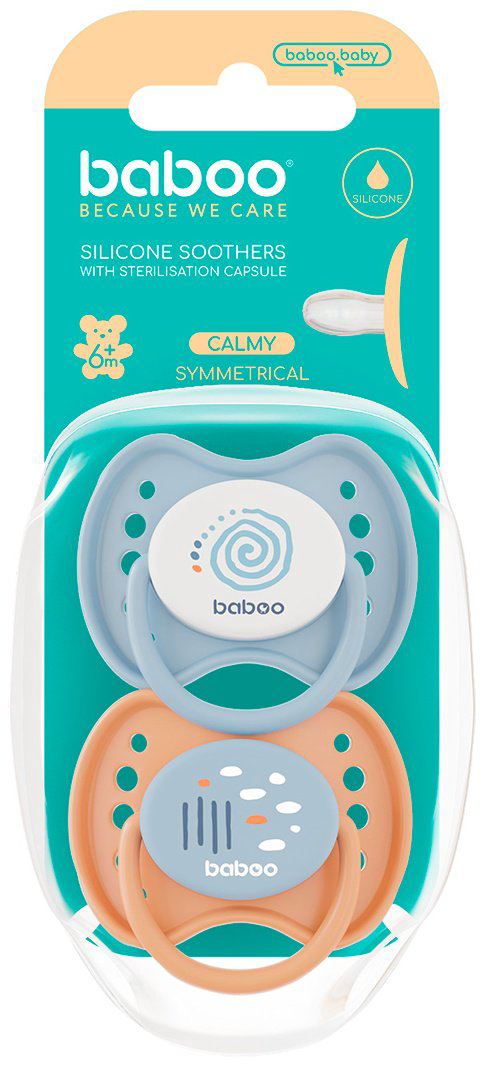 Пустышка Baboo Blue Haze 5-052, 2 шт, мультиколор купить,NaN