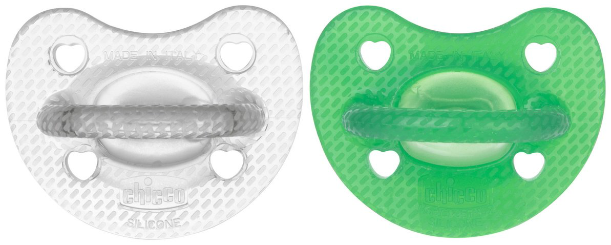Пустышка Chicco 00073087320000, 2 шт, зеленый купить,NaN