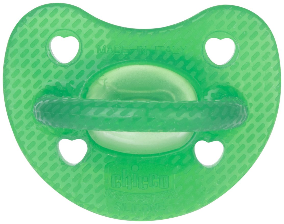 Пустышка Chicco 00073087320000, 2 шт, зеленый купить,0