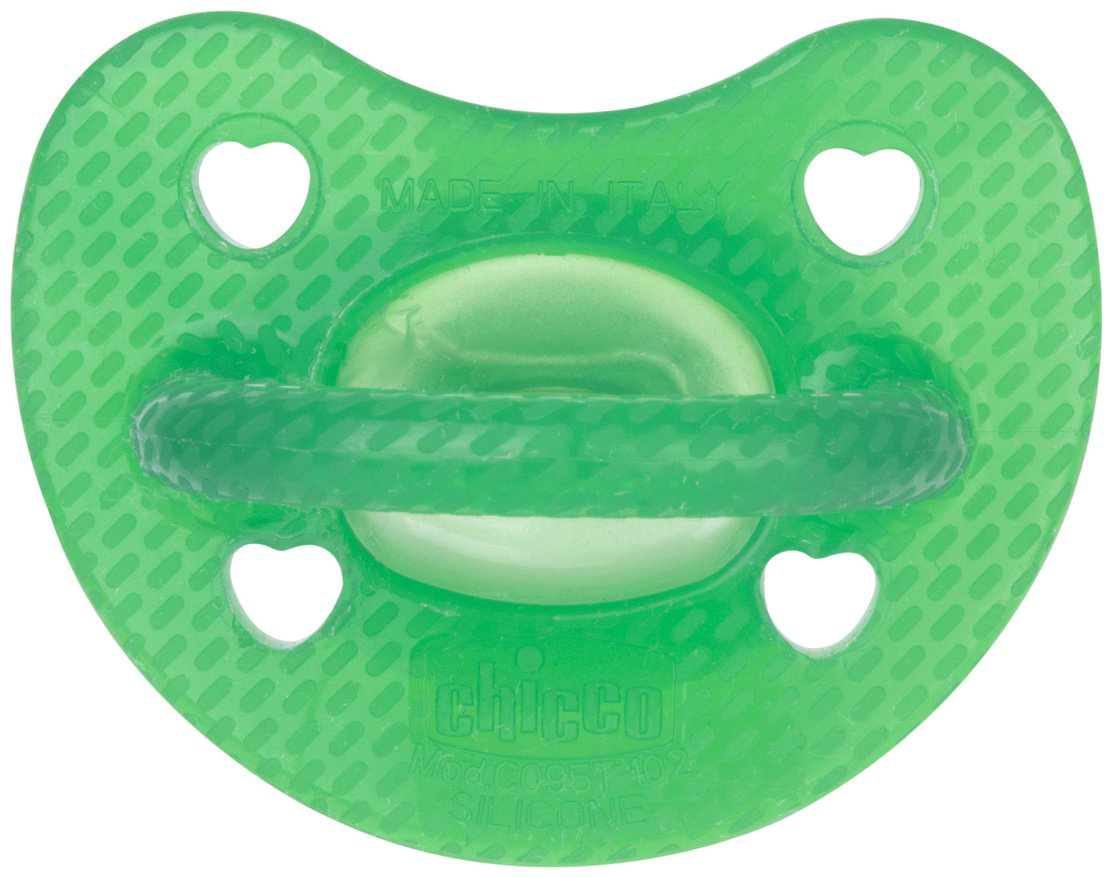 Пустышка Chicco 00073087320000, 2 шт, зеленый купить,NaN