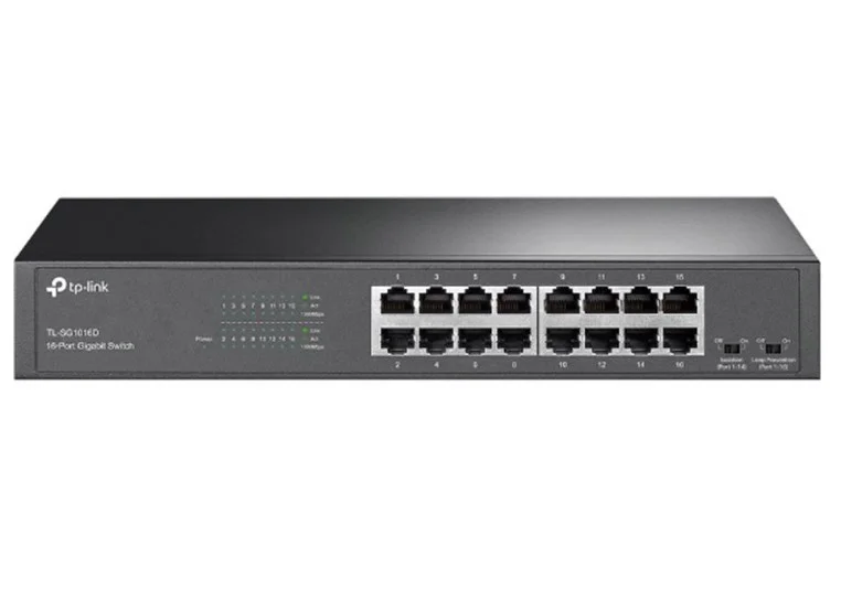 Коммутатор TP-Link SG1016D чёрный
