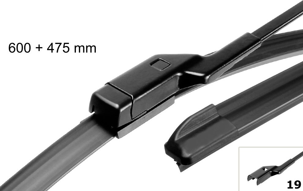 Щетка бескаркасная Stellox 201 603-SX 600 мм, 2 шт купить,NaN