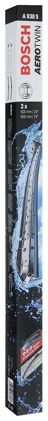 Щетка бескаркасная Bosch A938S 600 мм, 1 шт купить,NaN